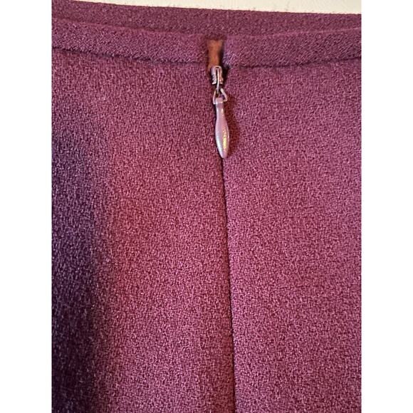 Kasper ASL Vintage Plum Purple Wool Skirt 14 Petite - Picture 4 of 7